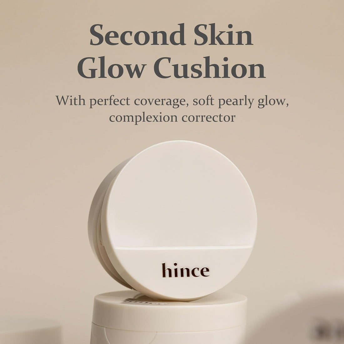 Hince Second Skin Glow Cushion – Shade 21 Ivory (Natural Radiant Finish)