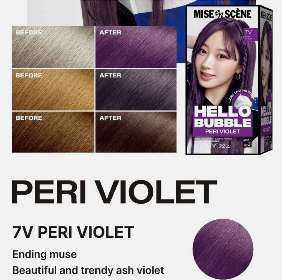 Mise en Scène Hello Bubble Violet Hair Dye  7V