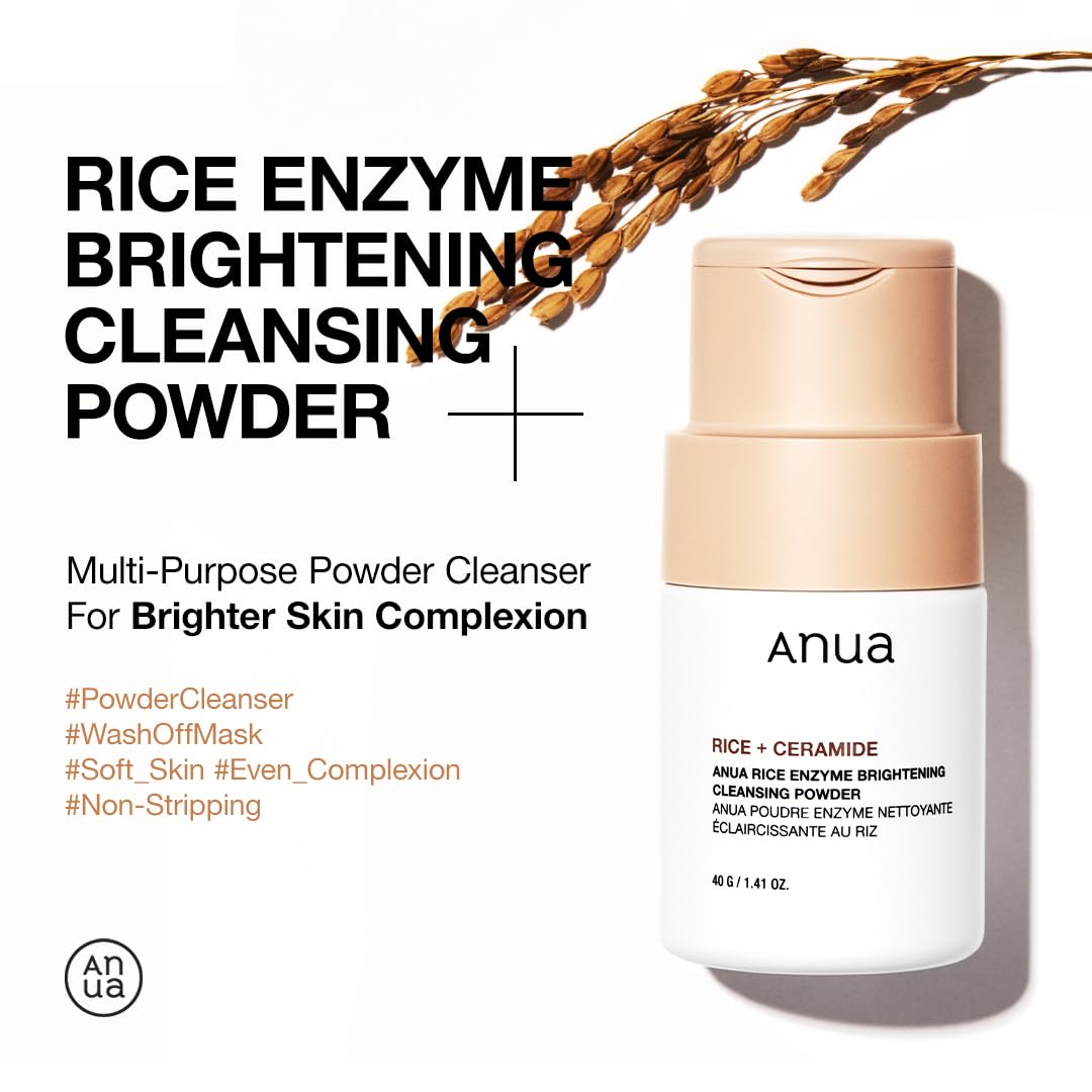 Anua Rice Enzyme Brightening Cleansing Power 40g