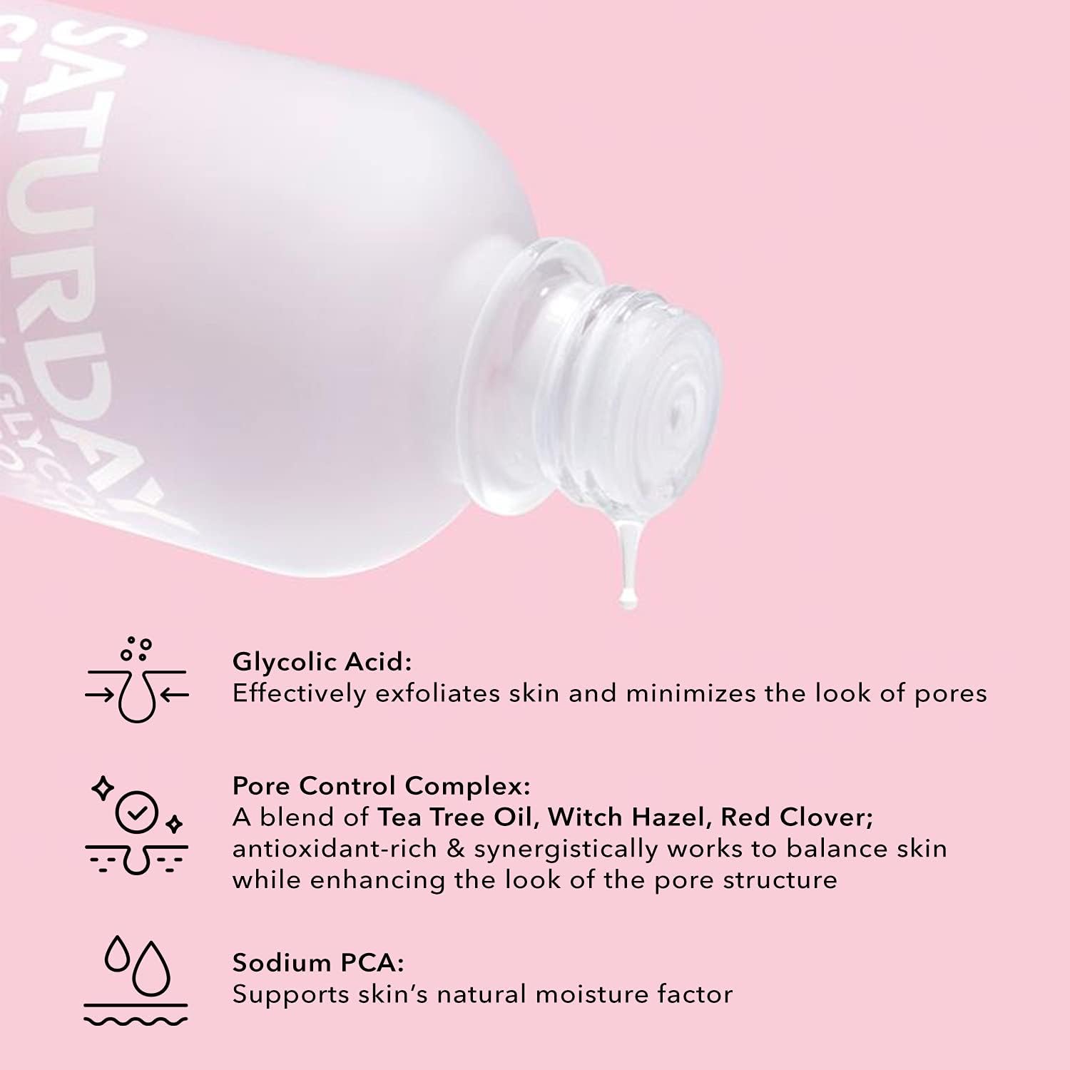 Saturday Skin Pore Clarifying Toner 125ml, detail