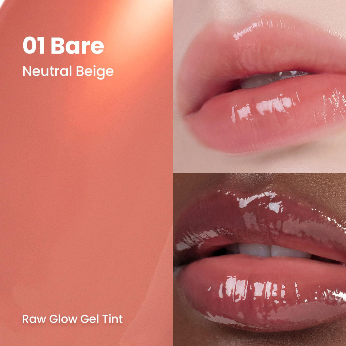 Hince Raw Glow Gel Tint R001 Bare 5g