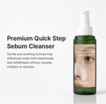 Dr. Althea Premium Quick Step Sebum Cleanser bottle with text on a white background, Dr.Althea Premium Quick Step Sebum Cleanser 100ml