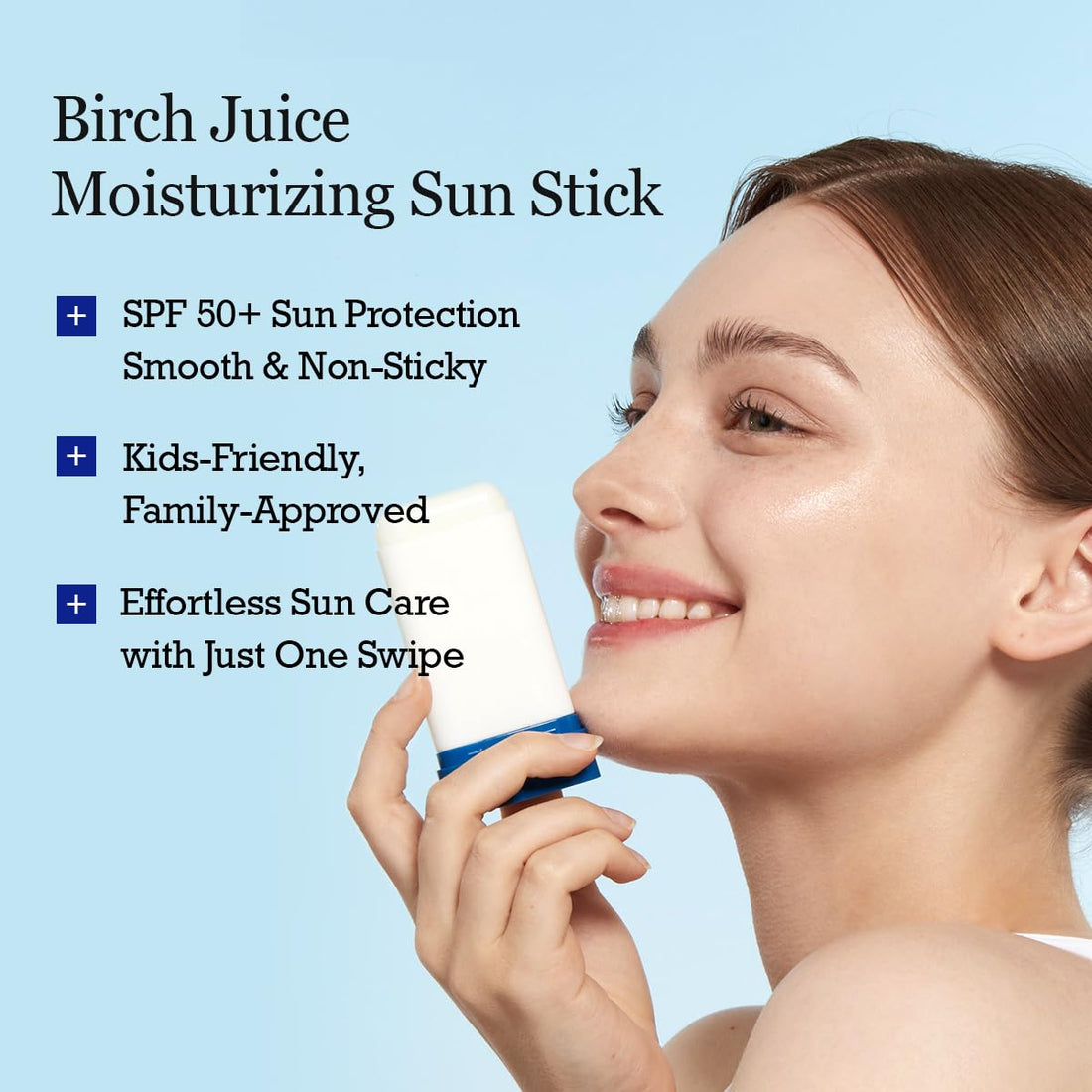 Round Lab Birch Juice Moisturizing UV lock Sun Stick SPF 50+ 19g