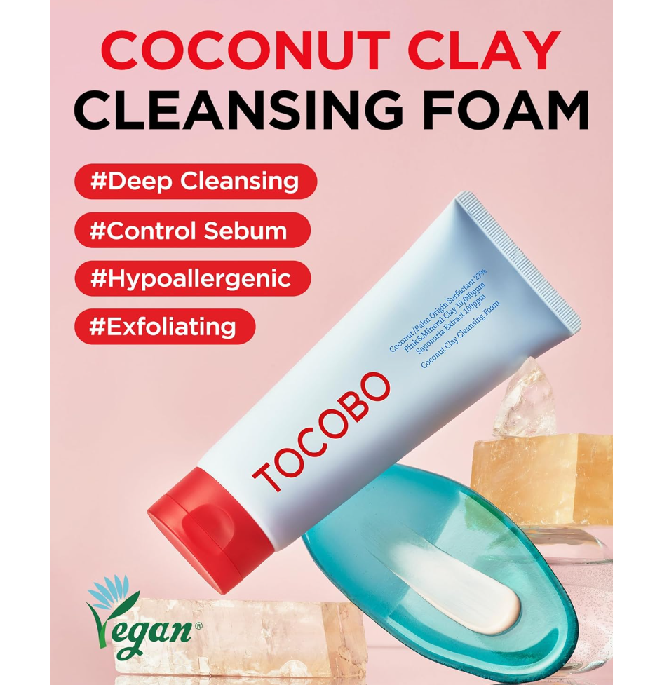 TOCOBO Coconut Clay Cleansing Foam 150 ml