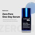 Medicube Zero Pore One-Day Serum bottle on a light gray background, Medicube Zero Pore One Day Serum 30ml