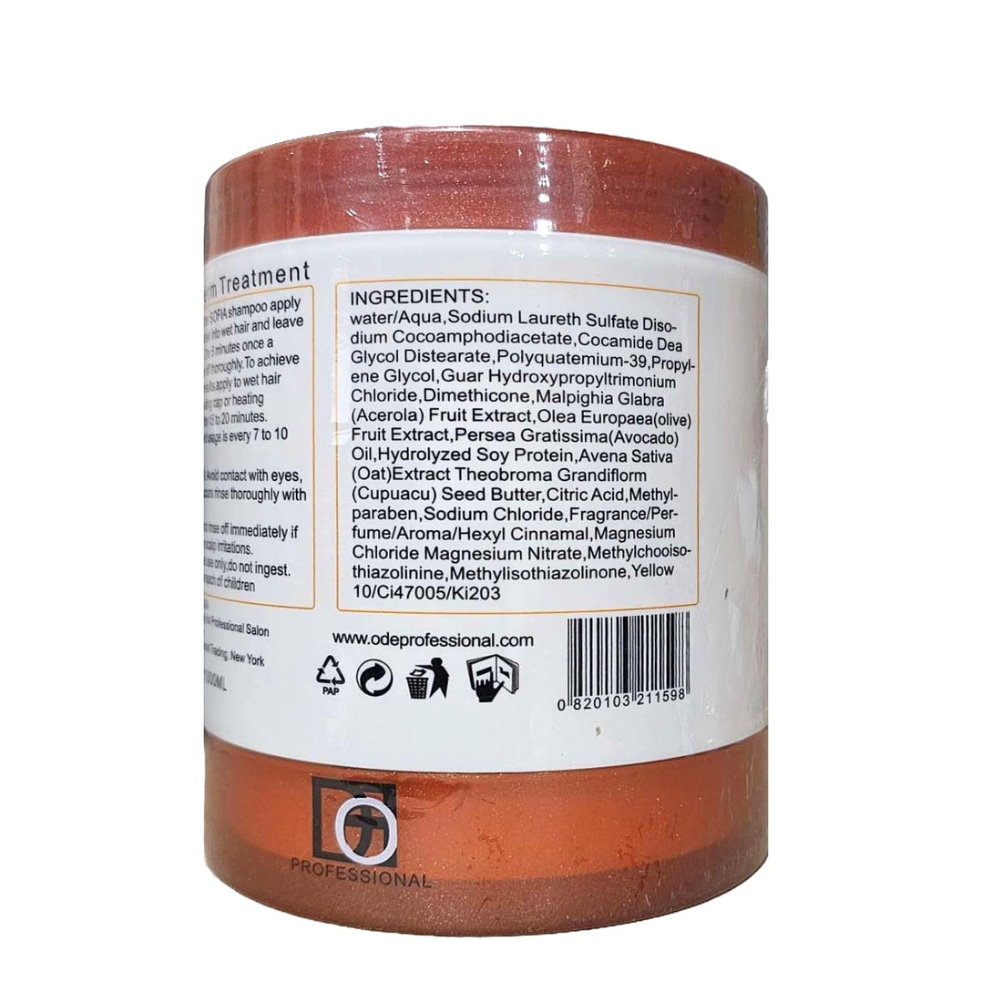 Sofia PPT Post Perm Treatment Hydrating Hair Mask 1000ml