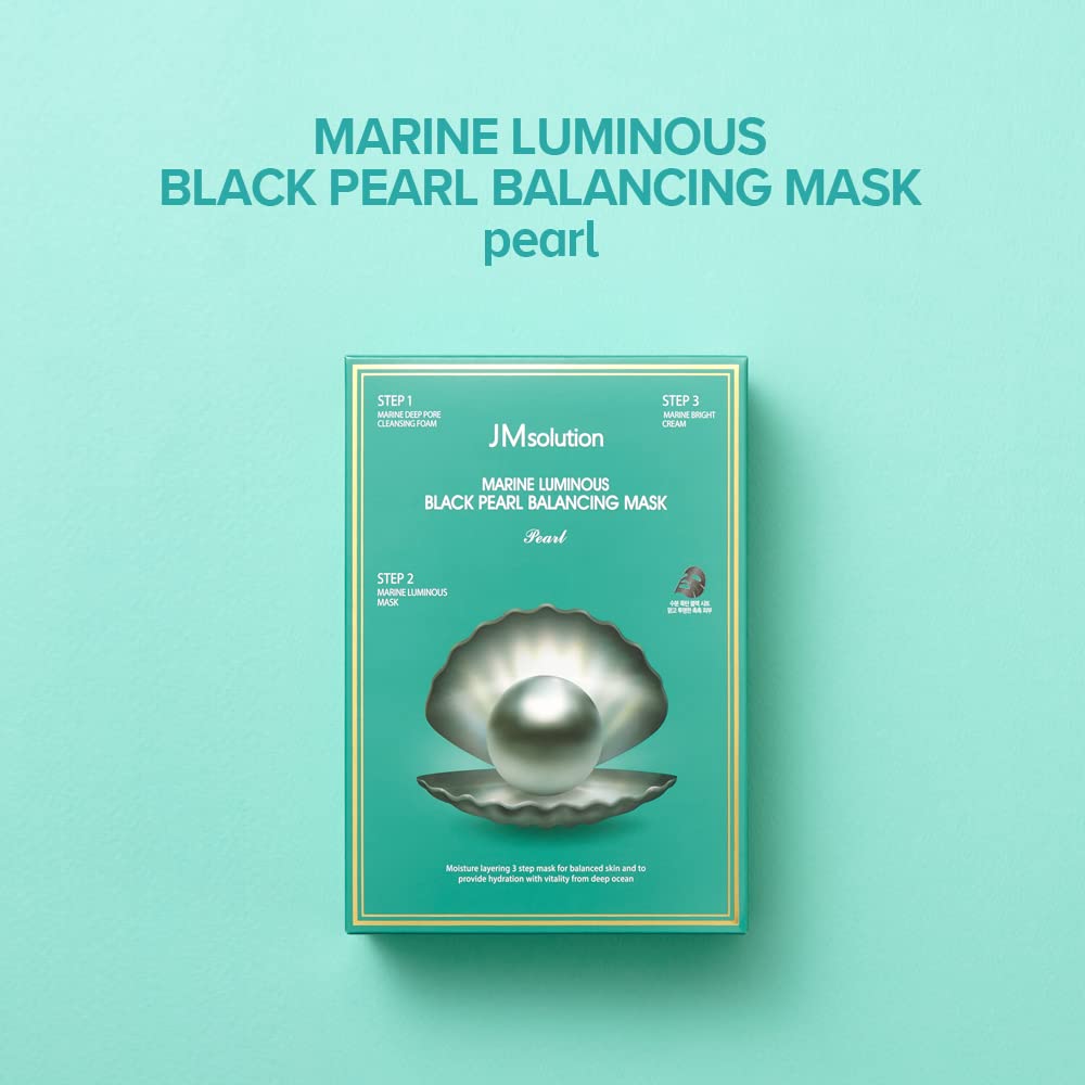 JMSOLUTION Marine Luminous Black Pearl Balancing Mask Plus 10pcs