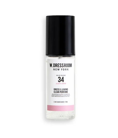 W.Dressroom New York No.34 Always Happy – Dress & Living Clear Perfume (70ml)