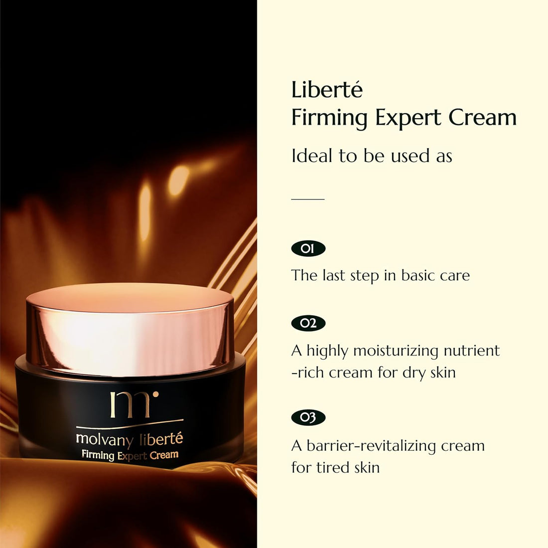 Molvany Liberté Anti-Gravity Expert Cream – Firming & Lifting Care (50ml)