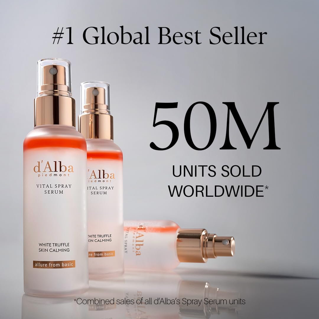 d'Alba White Truffle Vital Spray Serum – Hydrating & Nourishing Mist (100ml)