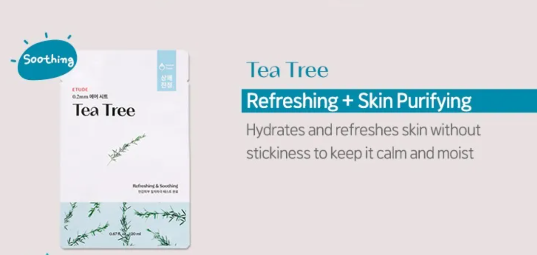 Etude House 0.2 Therapy Air Mask Tea Tree 1pc