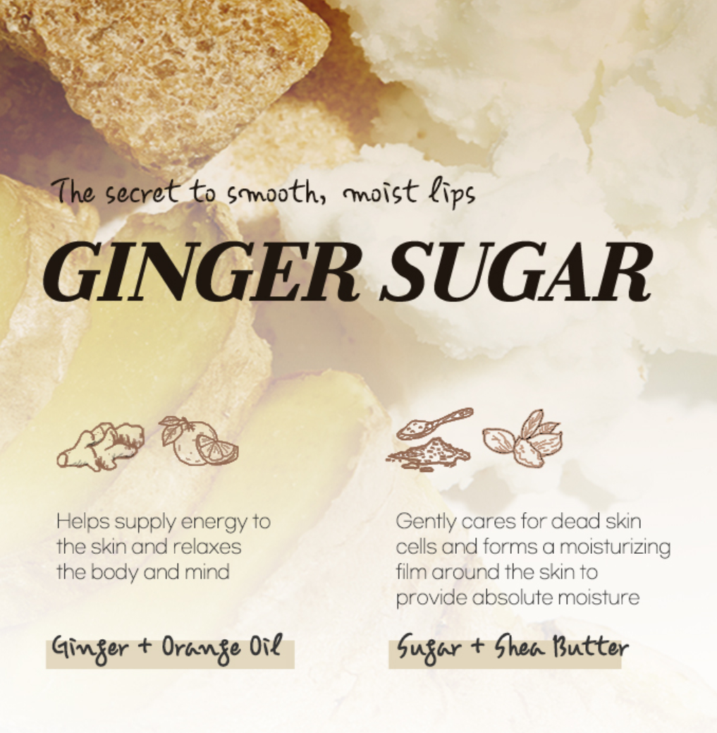 Etude Ginger Sugar Overnight Lip Mask – Intensive Moisture Care (23g)