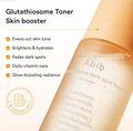 Glutathionesome toner bottle with product features listed on a white background, Abib Glutathiosome Dark Spot Toner 200ml