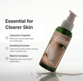 Skincare product with text highlighting features on a white background, Dr.Althea Premium Quick Step Sebum Cleanser 100ml