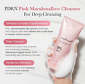 Pink marshmallow cleanser with text highlighting its features on a white background, Medicube PDRN Pink Niacinamide Whip Cleanser 120g