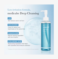 Medicube Deep Cleansing product with ingredients listed on a light blue background, Medicube Zero Pore Blackhead Deep Cleansing Oil 205ml