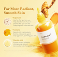 Medicube skincare product with turmeric and kojic acid text on a yellow background, Medicube Kojic Acid Turmeric Resurfacing Toner 250ml