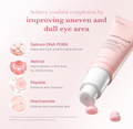 Pink skincare tube with text on a white background, Medicube PDRN Pink Peptide Eye Cream 30ml