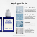 Dr. Aether's 0.1% Gentle Retinol Serum with key ingredients displayed on a white background, Dr.Althea 0.1% Gentle Retinol Serum 30ml