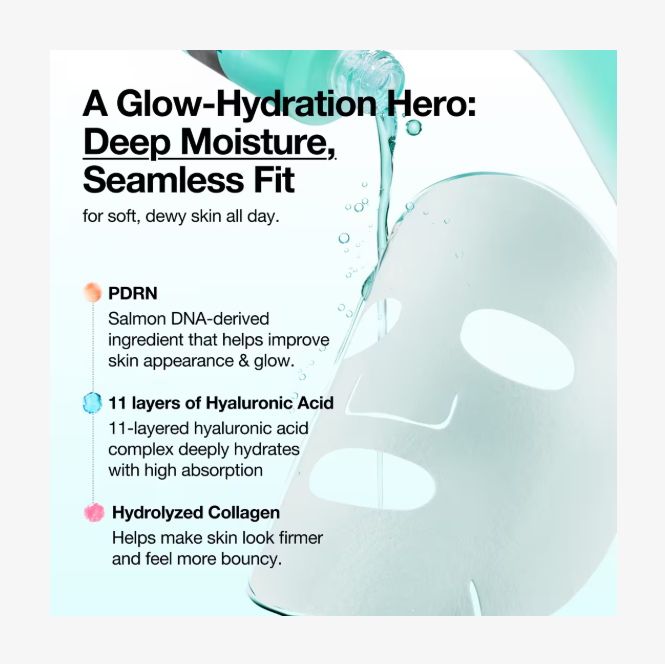 Anua PDRN Hyaluronic Acid Capsule 100 Serum Mask 5 pcs