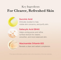 Medicube Red Succinic Acid Peeling Pad 155g, ingredients