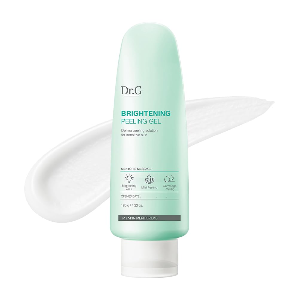 Dr. G Brightening Peeling Gel bottle on a white background, Dr.G Brightening Peeling Gel -120ml