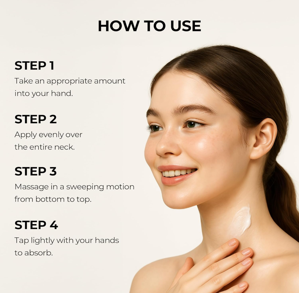 Medipeel Collagen Naite Thread Neck Cream 100ml, how to use