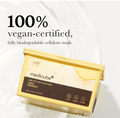 Medicube mask packaging with text highlighting vegan certification and biodegradability on a white background, Medicube Deep Vita C Daily Quick Mask 350g 30 sheets