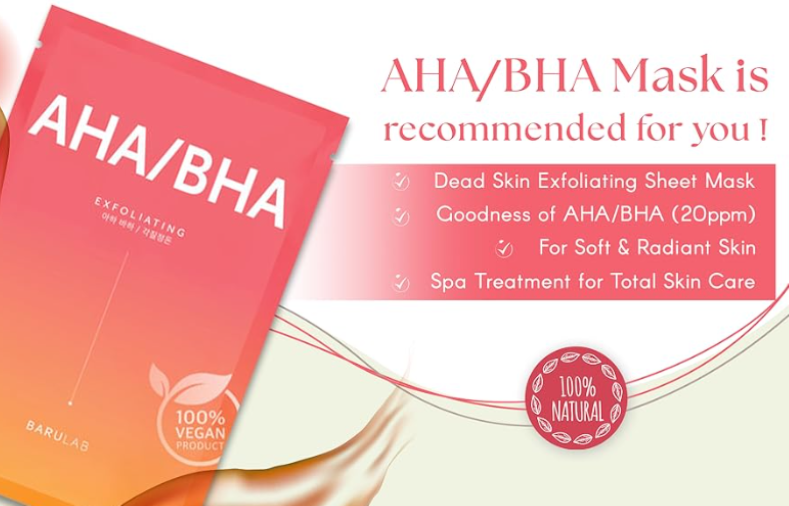 Barulab AHA/BHA Exfolating Mask