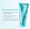 Blue foam cleanser tube with text on a light blue background, Medicube Azelacia Acid Niacinamide Deep Clean Foam Cleanser 120g