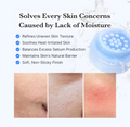 Product packaging with text on skin benefits and before-and-after skin texture comparison, Medicube Hyaluronic Moisturizing Capsule Cream 55g