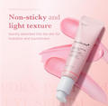 Pink eye serum tube with text on a pink background, Medicube PDRN Pink Peptide Eye Cream 30ml
