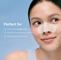 Woman wearing a pore strip with text on a blue background, Dr.Althea Premium Quick Step Sebum Cleanser 100ml