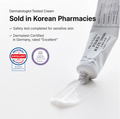 Tube of dermatologist-tested cream with certification logos on a white background, Dr.Althea PDRN Reju 5000 Cream 20g