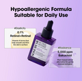 Sonebeam Retinol Intense serum bottle with product details on a purple background, Somebymi Retionol Intense Reactivating Serum 30ml