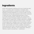 List of ingredients on a white background, Medicube Age-R Glutathione Glow Toner 140ml