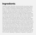 List of ingredients on a white background, Medicube PDRN Pink Niacinamide Milky Toner 150ml