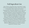 Full ingredient list on a light blue background, Purito Wonder Releaf Centella Serum 60ml