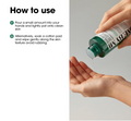 Hand using a bottle to apply a product with text on how to use it, Somebymi AHA.BHA.PHA 30 Days Miracle Toner 150ml