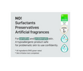 Product label with text about ingredients and skin safety on a white background, S.nature Aqua Squalane Moisturizing Cream 60ml