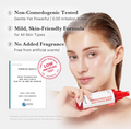 Woman holding a facial spray with product details on a white background, Medicube Hypochlorous Acid Daily Facial Spray 125ml