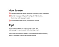 Instructions on how to use cleansing foam with a tip on a white background, S.nature Aqua Rice Foam Cleanser 80ml