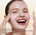 Woman applying a skincare product to her face with a beige background, Biodance Collagen Mask To Foam Cleanser 150ml