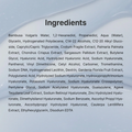 List of ingredients on a product label with a light gray background, Dr.althea Aqua Marine Watery Cream 50ml