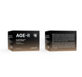 Two black boxes of AGE-R skincare product on a white background, Medicube Age-R Glutathione Glow Capsule Cream 50ml