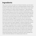 List of ingredients on a white background, Medicube Azelacia Acid Niacinamide Deep Clean Foam Cleanser 120g
