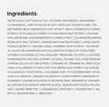 List of ingredients on a white background, Medicube Hyaluronic Ceramide Jelly Cream 50ml
