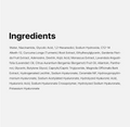 List of ingredients on a white background, Medicube Kojic Acid Turmeric Resurfacing Toner 250ml
