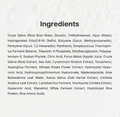 List of ingredients on a white background, Dr.Althea 345 Relief Cream Mist 100ml