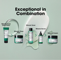 Collection of SOMEBYMI skincare products with text 'Exceptional in Combination' on a light green background, Somebymi AHA.BHA.PHA 30 Days Miracle Serum 50ml